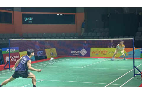 ◎ 印尼大師賽男單激鬥。