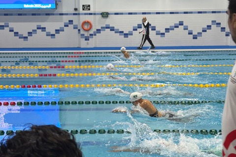 ◎ 陳佩綝在五十蛙決賽衝擊獎牌。