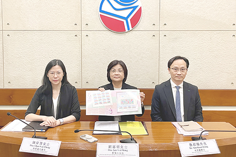 ◎ 澳門郵局本月九日發行「第十五屆全國運動會」新郵品。