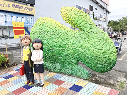 宜蘭上學公車亭