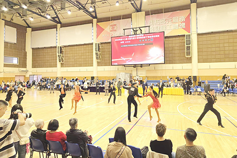 ◎ 二零二五年第十八屆「超凡盃」兩類舞蹈全澳公開賽昨舉行。