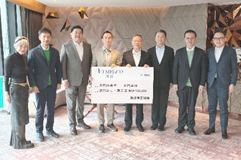 ◎ 新濠博亞向同善堂捐七十萬元。