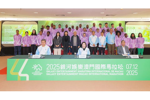 ◎ 嘉賓與特邀長跑好手合照。