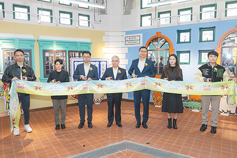 ◎ 「氹仔街市美食+文創區」開幕儀式昨日舉行。