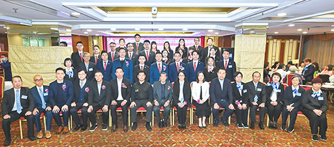 ◎ 提柯區坊眾互助會會慶及新一屆理監事就職大合照。