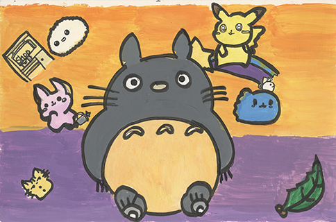 彩繪龍貓 聖羅撒英文中學 六年級 陳歷恩