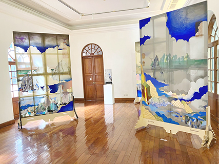 全藝社內的大型藝術展品