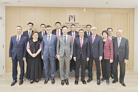 ◎ 中華總商會一行訪招商投資促進局。
