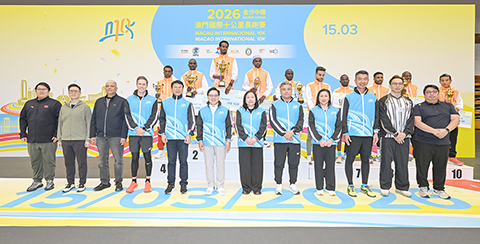 ◎ 男子全場得獎者獲頒獎項。