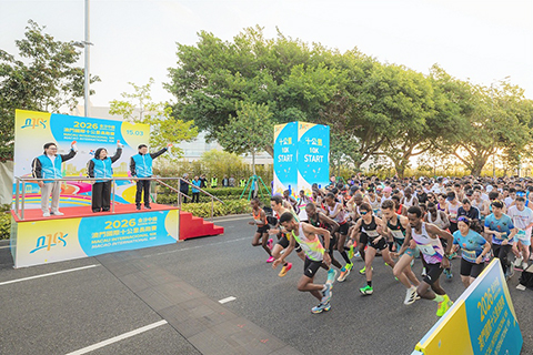 ◎ 金沙中國澳門國際十公里長跑賽周日上午成功舉行。