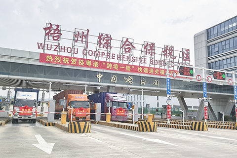 ◎ 三月廿五日,桂粵港「跨境一鎖」快速通關模式啟動。(林浩 攝)