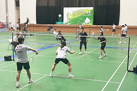 ◎ 二零二六全澳羽毛公開賽今日下午舉行決賽。