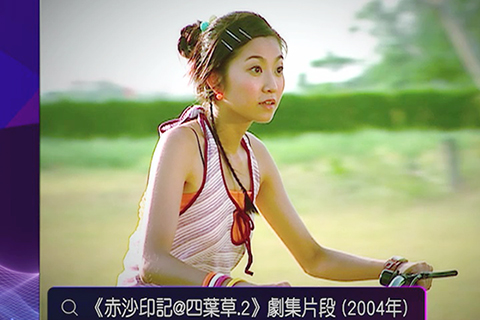 ◎ Yoyo在節目中大爆,當時為了做MV女主角,本身完全不會踩單車的她竟然即場「速成」。