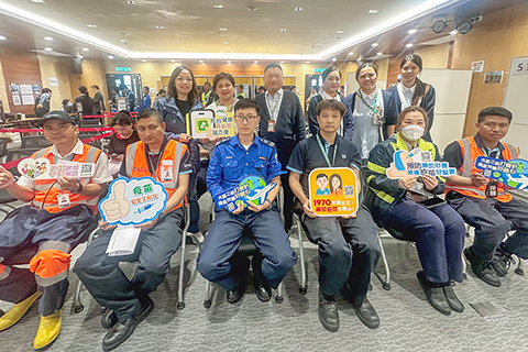◎ 航空業及機場工作人員踴躍參與麻疹疫苗接種計劃。