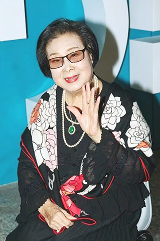 ◎ 一百零一歲羅艷卿口齒伶俐精神好。