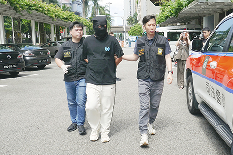 ◎ 一名內地男子涉放「高利貸」及恐嚇被拘。