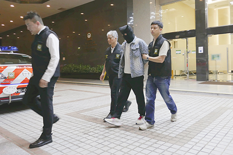 ◎ 內地男子涉搶劫、詐騙等罪被拘。