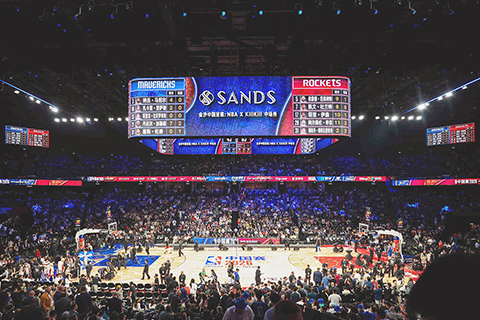 ◎ 金沙中國圓滿舉辦為期一周的NBA籃球盛事。